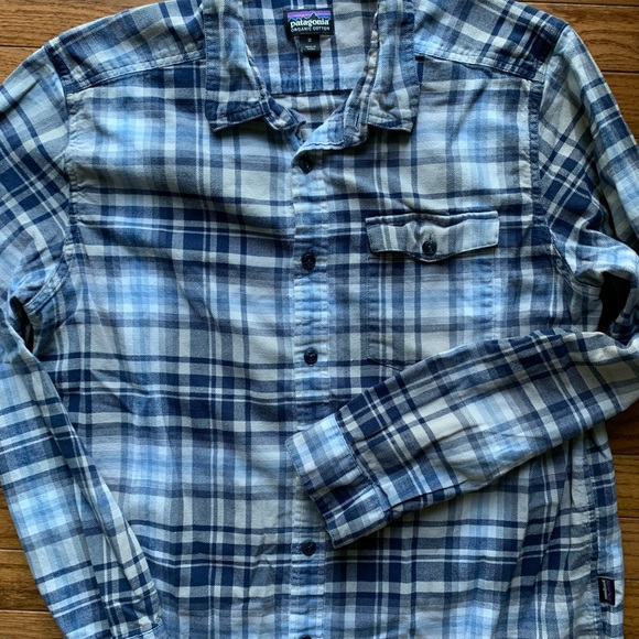 Men’s Lightweight Fjord plaid button front shirt Sz Medium - Picture 3 of 3